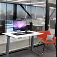 thumbnail image 3 of Stand Up Desk Store Electric Adjustable Height Standing Desk with Programmable Memory (Charcoal Frame/Gloss White Top, 48" Wide), 3 of 8