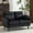 Black, variant on Ktaxon 84" Sofa, Linen Fabric Deep Seat Couch with Lumbar Pillows, Oversized Loveseat for Small Spaces, Living Room Black