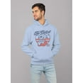 thumbnail image 2 of Patriotic Retro Bear ICEE Slush Graphic Men's Hoodie, 2 of 4