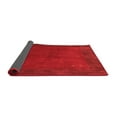 thumbnail image 2 of Ahgly Company Indoor Round Abstract Red Contemporary Area Rugs, 7' Round, 2 of 4