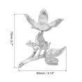 thumbnail image 2 of Uxcell Crystal Ball Stand, Sphere Display Stand Photography Props for 50 to 80mm Crystal Balls Rose Shape, Silver, 2 of 5