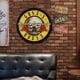 thumbnail image 3 of Placa Metal Vintage Guns N Roses Pintura Redonda Hierro Arte Pared Bar 30x30cm, 3 of 8
