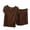 A01-Coffee, variant on Yeaiivve 2026 Bamboo Viscose Pajamas Sets Women 2 Piece Soft Breathable 2 Piece Crew Neck Short Sleeve Tops Flowy Pleated Ruffle Shorts Sleepwear Beige,L