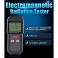 thumbnail image 3 of Detector de radiación electromagnética portátil Emf con alarma de sonido y luz Probador de radiación de campo magnético con pantalla LCD digital, 3 of 5