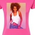 thumbnail image 3 of Whitney Houston - Gradient Photo - Juniors Fitted Graphic T-Shirt, 3 of 5
