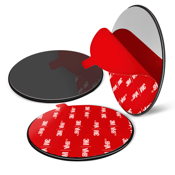 Dashboard Mounting Disk with 3M VHB Adhesive for Car Phone Holder, Suction Cup Mount Plate for GPS & Cell Phone Mount, Universal Adhesive Dashboard Pad 82mm 3 Pack