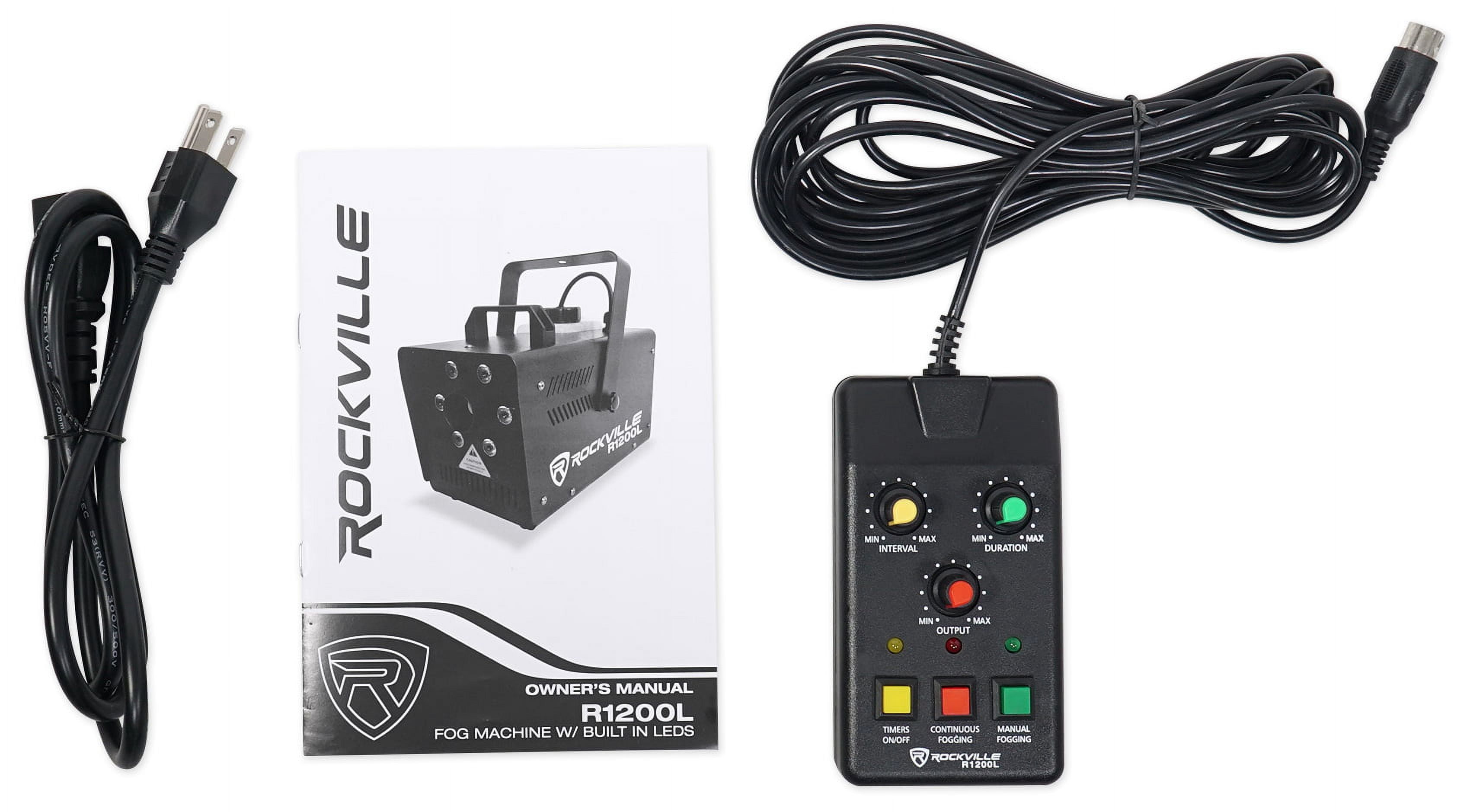5) Chauvet DJ Freedom Par H9 IP RGBAW+UV Wireless DMX Par Can Lights+Fog Machine