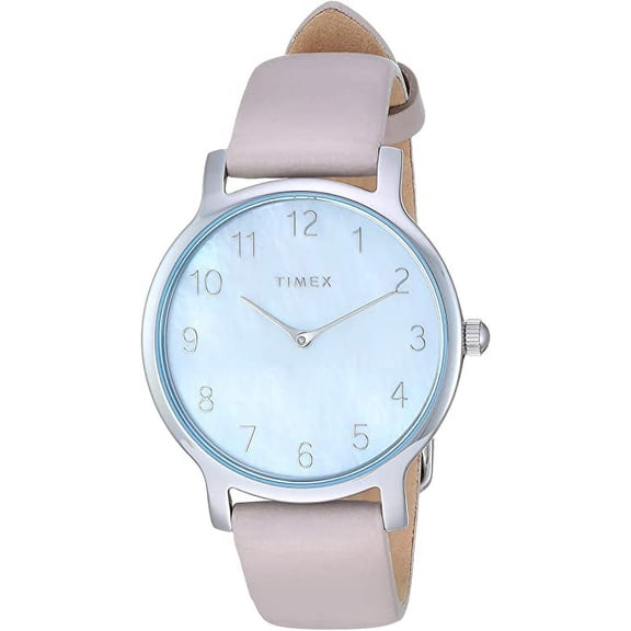 Timex Metropolitan Leather Ladies Watch TW2T35900