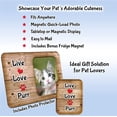 thumbnail image 3 of Expressly Yours! "Live, Love, Purr" Pet Lover Picture Frame Keepsake for Tabletop, Holds 3.5 x 2.5" Photo, 3 of 8