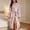 Coffee, variant on Womens Robe Flannel Star Print Winter Warm Women Bathrobes Wrap Long Robe Soft Comfy Sleepwear Loungewear(Blue,S)