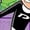 HEATHER GREY, variant on Danny Phantom - Danny Phantom Jumping - Women's Oversized Graphic T-Shirt