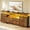 Brown, variant on White TV Console for Bedroom,TV Stand Dresser with 12 Drawers,Entertainment Center with LED Lights & Power Outlets, 63" Large LED TV Stand for 65 inch TV