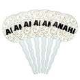 thumbnail image 1 of Anahi Cupcake Picks Toppers - Set of 6 - Mutlicolored Speckles, 1 of 1