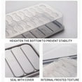 thumbnail image 6 of Freezer Dumpling Box Food Storage Container Stackable Food Saver Box with Lid Square Plastic Single-layer Sealed Transparent Box, 6 of 9