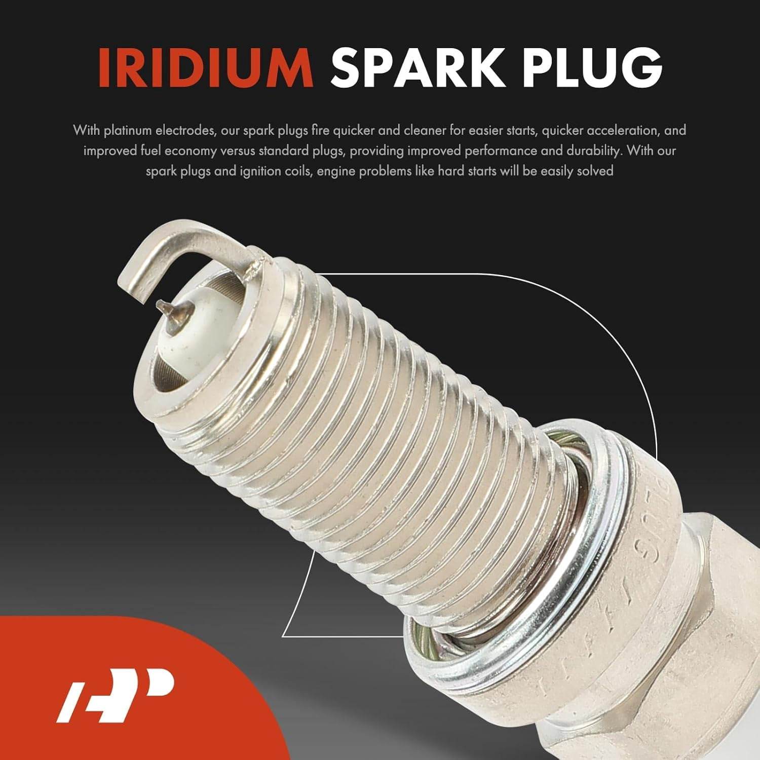 A-Premium Set of 8 Ignition Coil Pack and Iridium Spark Plugs Compatible with Honda Civic 2012-2015 1.5L, Insight 2010-2014 1.3L & Acura ILX 2013-2015 1.5L, Replace# 30520RBJ003, 30520RBJS01