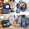 thumbnail image 5 of Yuyamidu Cherry Blossom Snake Kids Bookbag Set 4Pcs for 3rd-5th Grade Girls, Elementary School Backpack with Lunch Bag, Pencil Case and Water Bottle Bag, 5 of 7