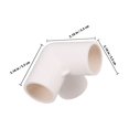 thumbnail image 2 of NIAIZEK 10Ud Conectores De Tubería PVC Resistentes Para Uso En Fontanería Y Accesorios De, 2 of 8