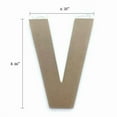 thumbnail image 2 of Lettre V en bois du décor Lerman, 2 of 4