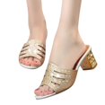 thumbnail image 2 of Vedolay Sandals Women Sandals for Women Wedge Sandals Mid Heel Buckle Ankle Strap Wedge Platform Sandals,Silver 6.5, 2 of 5