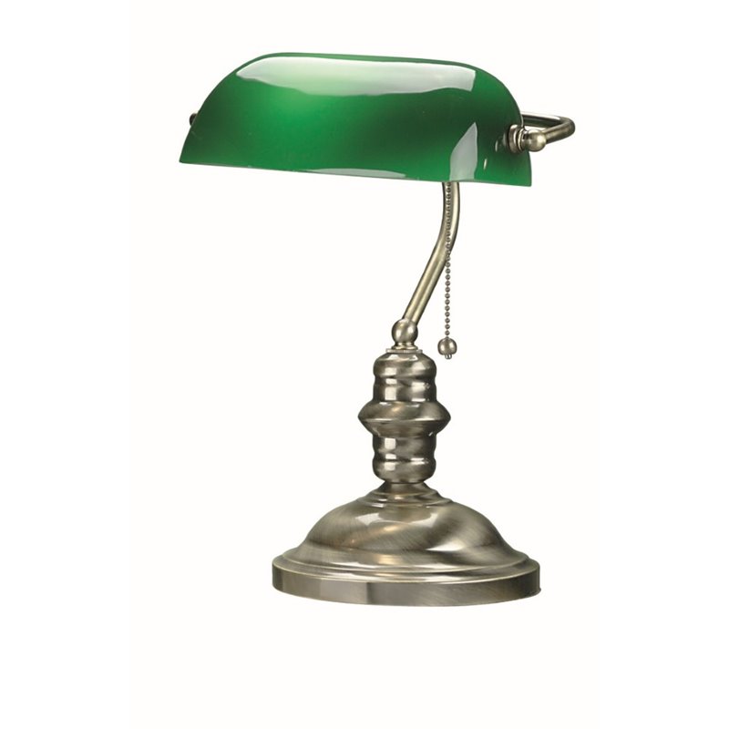 green reading lamp