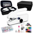 thumbnail image 1 of Máquina de coser portátil Crazyboy con caja de almacenamiento y herramientas, 1 of 7
