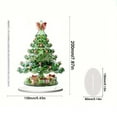 thumbnail image 3 of AuroraX Winter Christmas Decoration Minimalist Acrylic Decorative Figurine Rotates 360° Iridescent Christmas Trees for Birthday,Xmas Gifts,Desktop Decor, 3 of 3