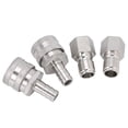 thumbnail image 1 of LHCER Durable Connector, /2in Silver Home Brew Fitting Lightweight Quick Fitting, For Beer Kegs Beverages, 1 of 8