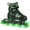 Black, variant on Roller Derby Stryde Boy's Adjustable Lighted Wheel Inline Skates