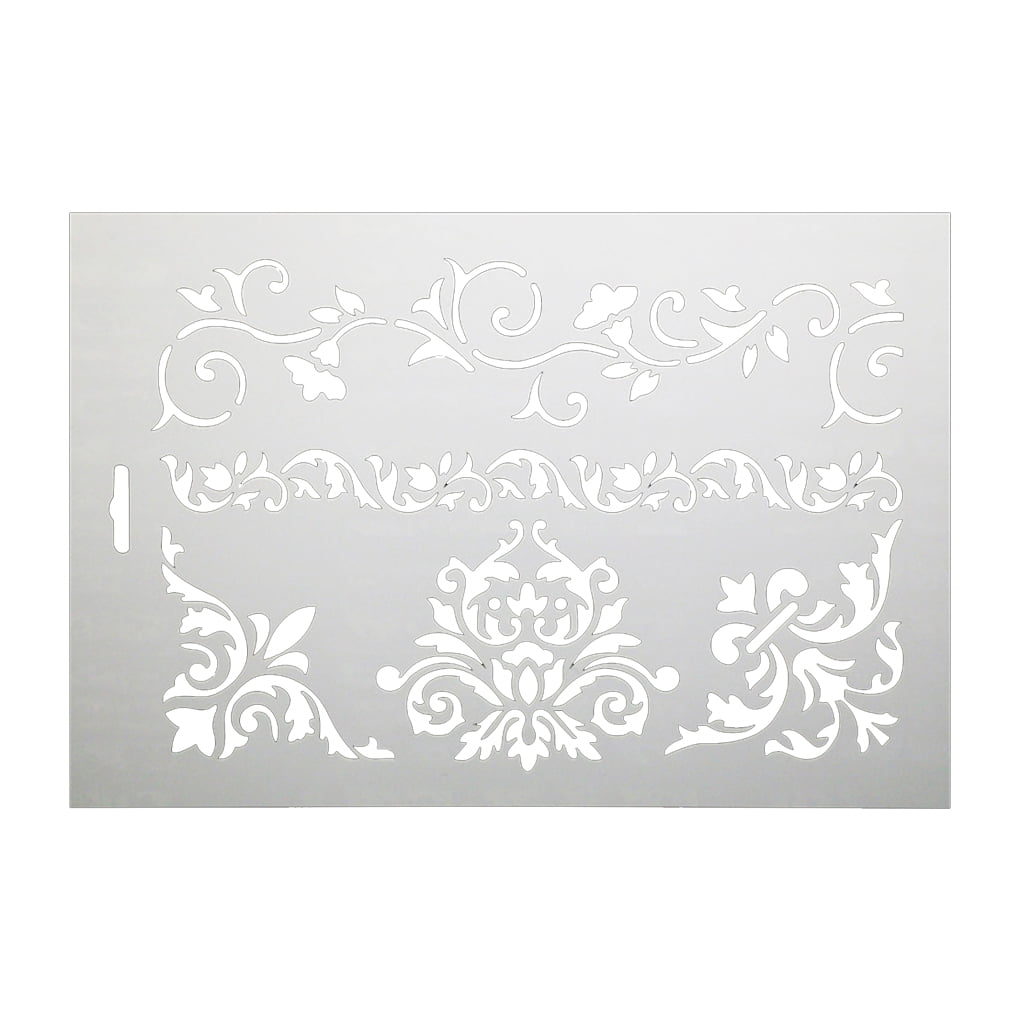 Jygee Vine Flower Children DIY Layering Stencils Scrapbooking Walls