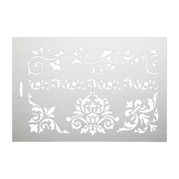 Tholdsy Plantillas de capas para manualidades DIY con flores para niños, plantilla reutilizable, dibujo artístico, pintura, plantillas Juguetes de construcción Como se muestra L