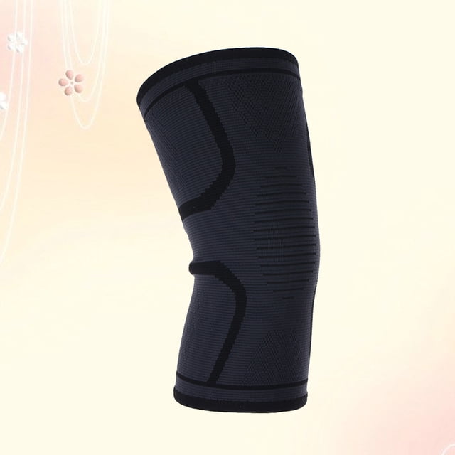 Hytrove 1Pack Protective Knee Pads Black Nylon Injury Prevention For Workout Activities