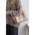 thumbnail image 3 of Kukuzhu Women's Tote Bag PU Leather Shoulder Bag Lightweight Hobo Purse Soft Large Handbag Work Top Handle Bag, 3 of 8