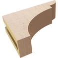 thumbnail image 6 of 3"W x 9"D x 6"H Classic Yorktown Rough Cedar Woodgrain TimberThane Corbel, Primed Tan, 6 of 6