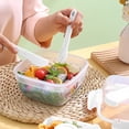 thumbnail image 4 of Aidoshy Contenant de Salade pour Emporter, Bols à Salade de 52 Oz avec 6 Compartiments, Contenant pour Vinaigrettes et Garnitures de Salade, Collations, Hommes, Femmes, 4 of 7