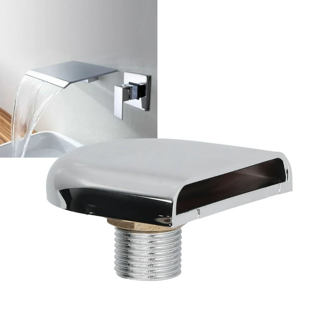G1/2 Male Thread Outlet Shower Nozzle For , Wall Mounted Installation, Wide And Flat Outlet, Suitable For Ordinary Bathtubs, Massage Bathtubs