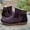 Purple, variant on Combat Riding Boots for Women Comfort Vintage Leather Wide Width Walking Short Ankle Booties