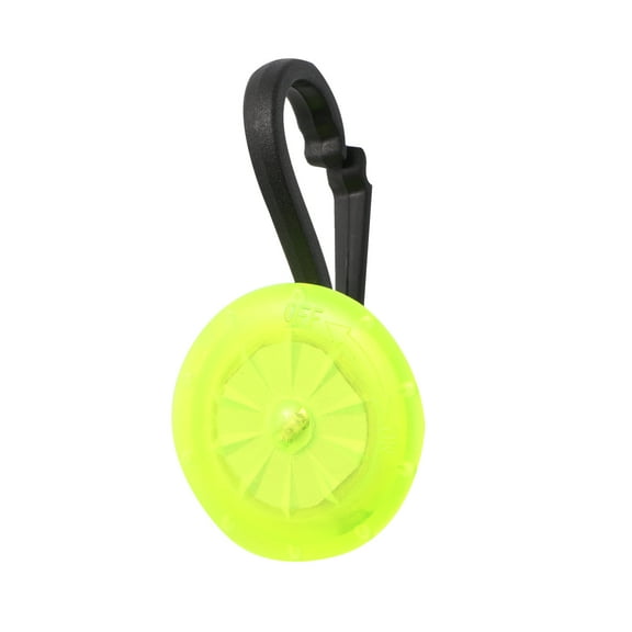 ETHZZLE 2Pcs Lightweight LED Alarm Light Clip on Green for Night Running Visibility