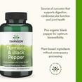 thumbnail image 4 of Suplemento Swanson Premium de cúrcuma y pimienta negra, 90 cápsulas, 4 of 7