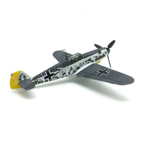 WWII BF109 Fighter Attack Plane Model 1:72 Simulation Military Airplane Model Exhibition