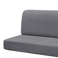 thumbnail image 6 of TISHITA RV Dinette Cushion Covers, RV Sofa Cover, RV Stretch Sofa Seat Slipcover, Cushion Slipcover for RV Dark Gray, 6 of 7