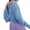 Blue, variant on JIANLAI Summer Shirts for Women ,Back Cross Cutout Long Sleeve Workout Shirt, Lightweight Breathable Sports Pullover