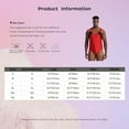 thumbnail image 7 of vastwit Men's Athletic Supporters Bodysuit Slim Fit Active Wrestling Singlet Leotard Hot Pink L, 7 of 7