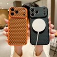 thumbnail image 2 of For iPhone 17 Pro Max Phone Case,Triangular Pattern Back Design,Ultra Slim Cover,Compatible with Wireless Charging,Anti-Scratch Shockproof Drop Protection Rugged Thin Fit Phone Case,Blue, 2 of 7