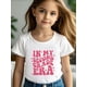 thumbnail image 1 of IN MY SECOND GRADE ERA Graphic Tee for Young Girls - Casual, Comfortable, Short-Sleeve Knit Top, Perfect for School & Outdoor Play, Ideal Summer Gift, School Playwear, Comfortable Fit, Girls T Sh, 1 of 6
