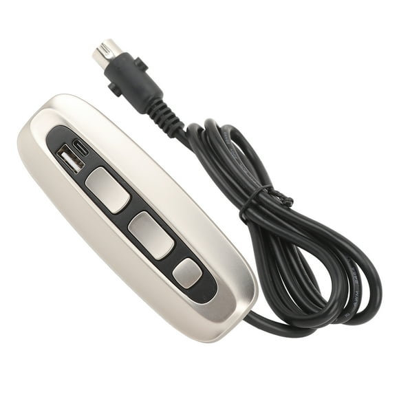 Interruptor de Mano de Elevació de Sofá Eléctrico, 3 botones Controlador Eléctrico Controlador 22WG Cable Con USB y Puerto Tipo C Para Dormitorio