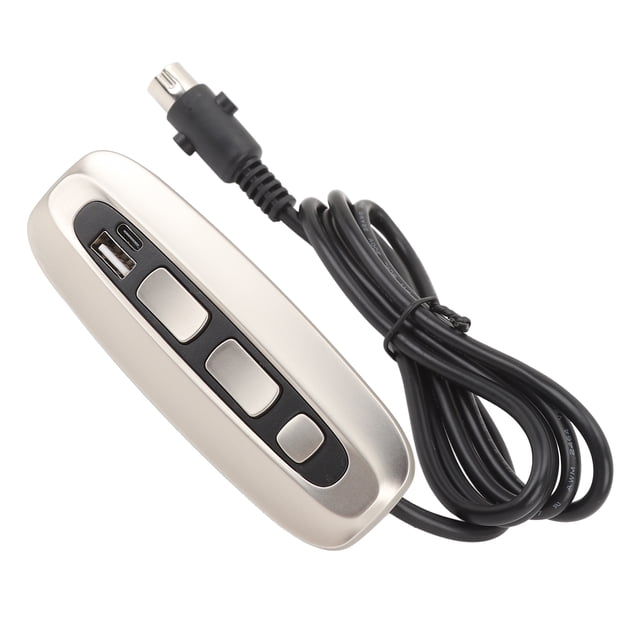 Interruptor de Mano de Elevació de Sofá Eléctrico, 3 botones Controlador Eléctrico Controlador 22WG Cable Con USB y Puerto Tipo C Para Dormitorio