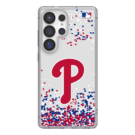 Philadelphia Phillies Galaxy S8 Confetti Design Clear Case
