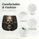 thumbnail image 4 of Balery Metal Style Horned Skull Pantalones cortos deportivos para mujer con forro y dos bolsillos, elásticos, para entrenamiento, gimnasio, yoga-Small, 4 of 7