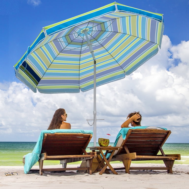 laurel canyon patio umbrella 4 Pcs 185 Lbs Offset Cantilever Base Heavy Duty Stand Filled with Water or Sand for Deck Pool&Lawn, Black Garden LAUREL CANYON 6.5ft Beach Umbrella