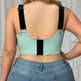 thumbnail image 7 of AHTJRT Smoothing Bra for Women Anti Sagging Wireless Push up Sports Bras No Underwire Fixed Padded Full Coverage Bralettes Green XXXL, 7 of 7